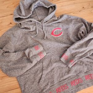 Tailgate Women's Cincinnati Reds MLB Gray Hoodie - XL